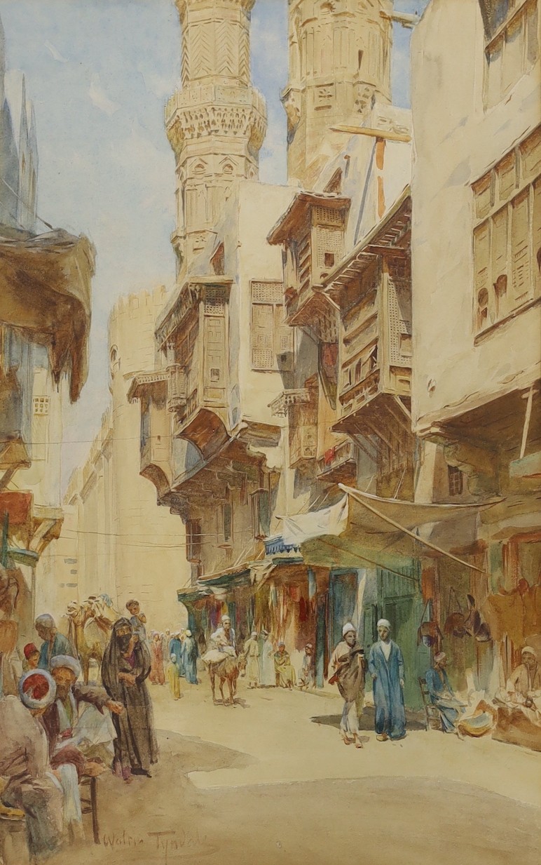 Walter Tyndale (1855-1945), watercolour, ‘Derb el Ahmar, Cairo’, c.1910, signed, 36 x 23cm
